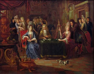 Die Kartenspieler, 1699